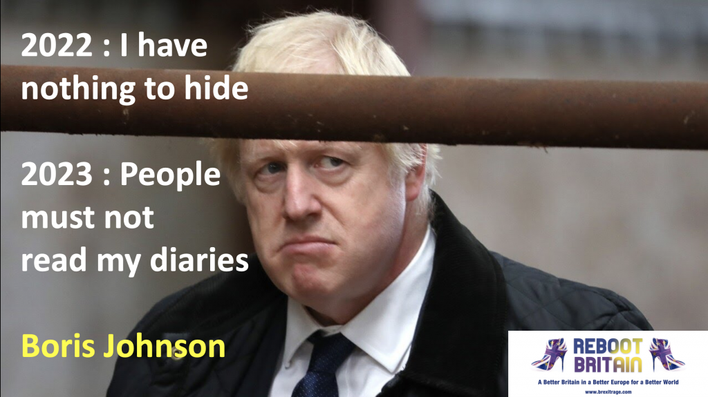 Boris Johnson - Plus ça change