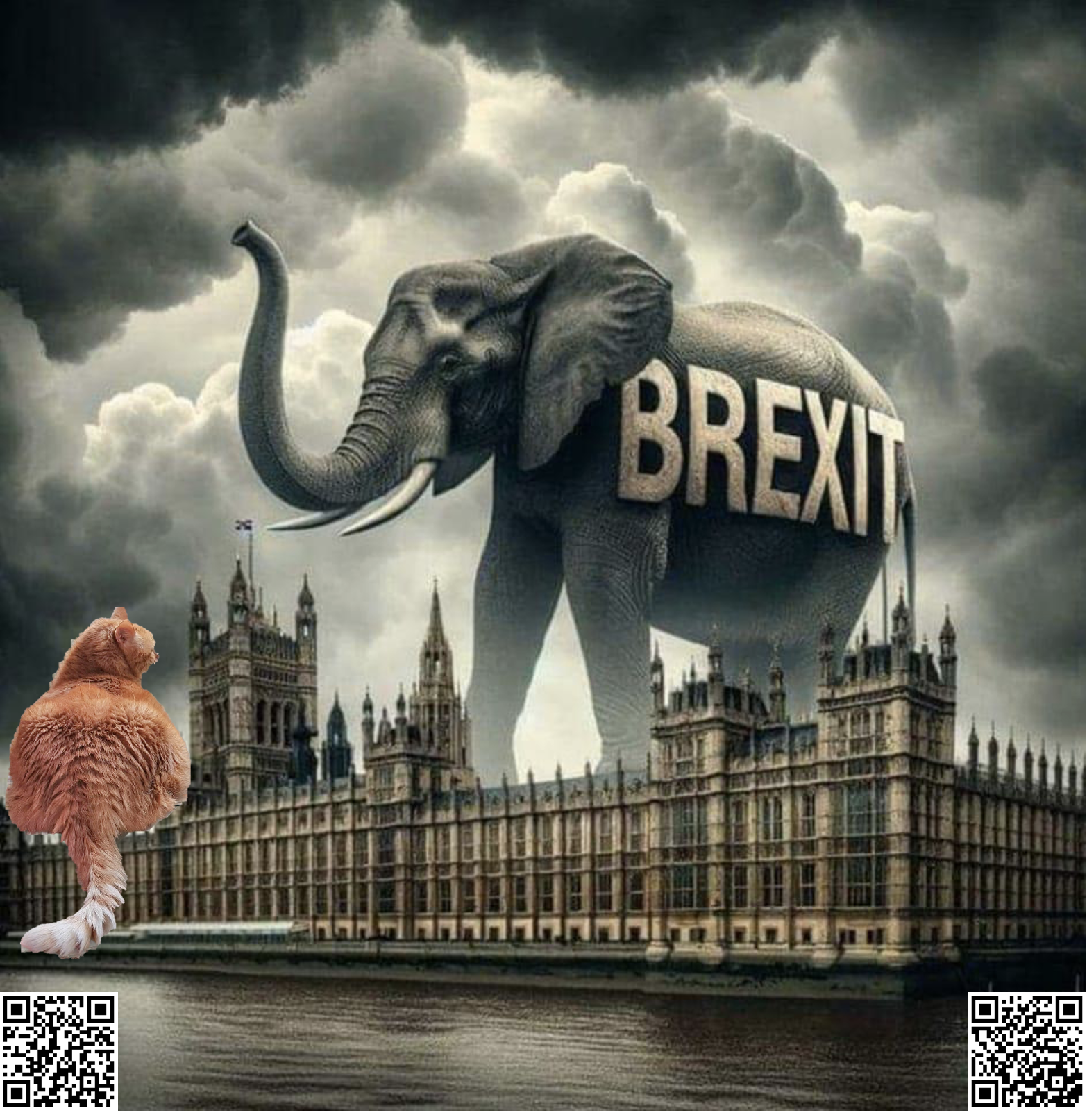 Brexit Elephant Cat