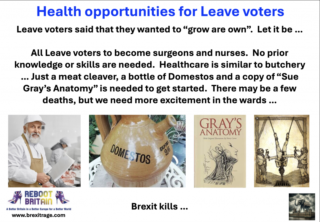 Health opportunities for Leave voters.